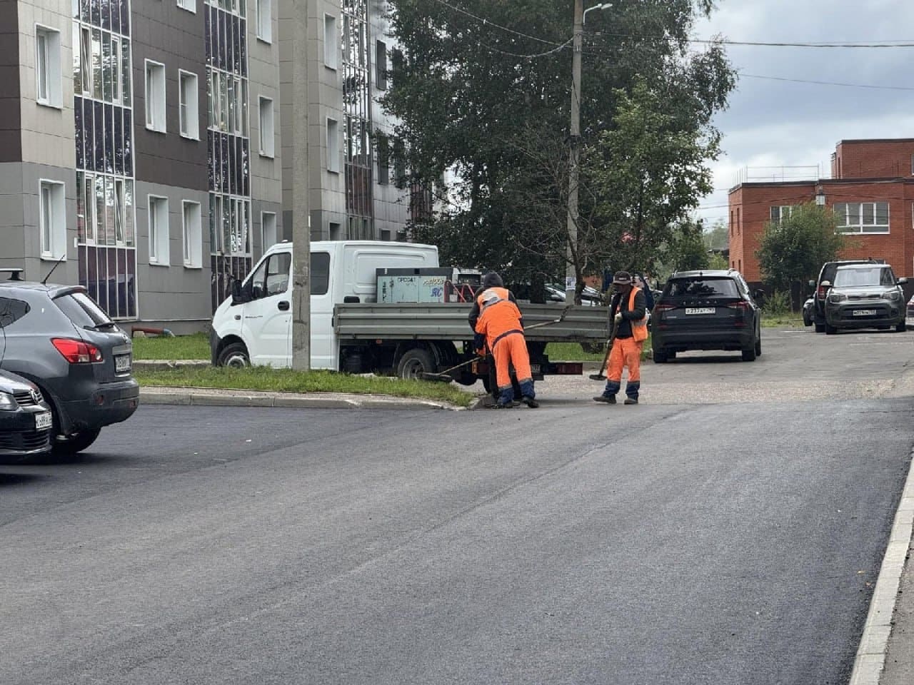 В Сергиевом Посаде обновили дорогу на улице Владимирской. — фото 1 из 3